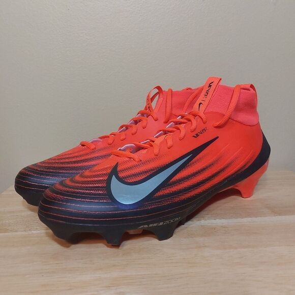 Nike Zoom Vapor Pro 1 Football Cleats Crimson Red Black HF9409-600 Men's Size 11 - Picture 3 of 7